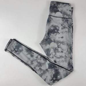 Athleta Leggings in Grey Tie-dye Pattern, XS